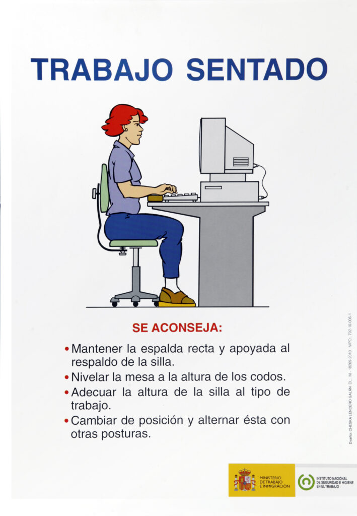 Ergonomía en el trabajo sentado