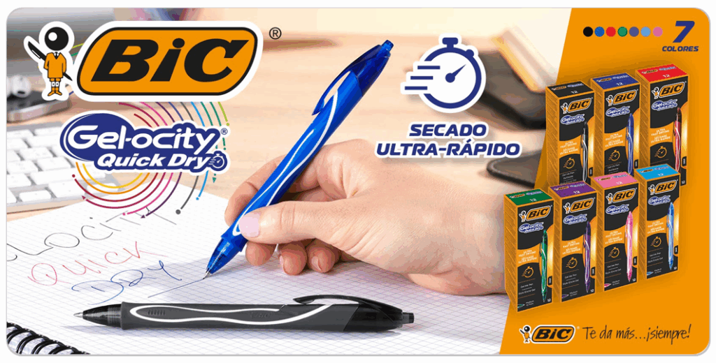 Comprar material escolar. Tipos de tintas